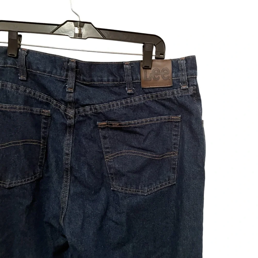 Lee Men’s Fleece Lined Jeans 36” x 34” Winter Warm - Picture 5 of 7